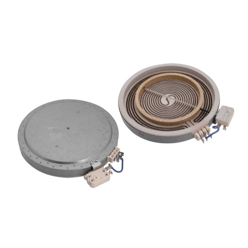 Электроконфорка (стеклокерамика) Eika 2312333822, Ariston C00089645, 1000/2200 Вт, 230/206/140 мм