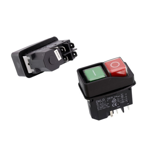 Кнопка для бетономешалки DZ-6 53х29 мм (5 контактов) Кнопка для бетономешалки DZ-6 53х29 мм (5 контактов)