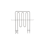 Тен для духовки, 285*375 мм, 2250+556 Вт, Ariston, Indesit C00081591