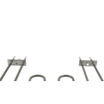 Тен для духовки, 285*375 мм, 2250+556 Вт, Ariston, Indesit C00081591