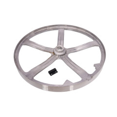 Шкив для стиральной машины Candy 49033810, 278*25 мм, посадка 12*16 мм (с магнитом)