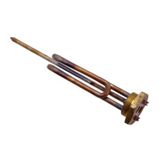 Тен для бойлера різьбовий 2000 Вт, Reco, Ariston, Thermex, L=270 мм, 1¼" (мідний)