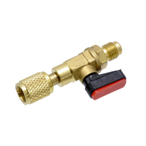 Кран для заправочного шланга (1/4", прямой) Кран для заправочного шланга (1/4", прямой)