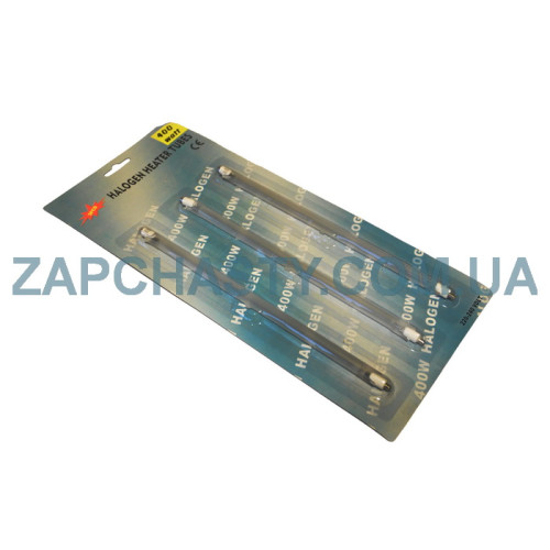 Лампа галогенна для мікрохвильової печі, обігрівача 400 Вт L=220 мм (3 шт.) Лампа галогенна для мікрохвильової печі, обігрівача 400 Вт L=220 мм (3 шт.)