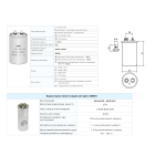 Конденсатор CBB65 35 мкФ, 440 В, Whicepart (металевий корпус, клеми)